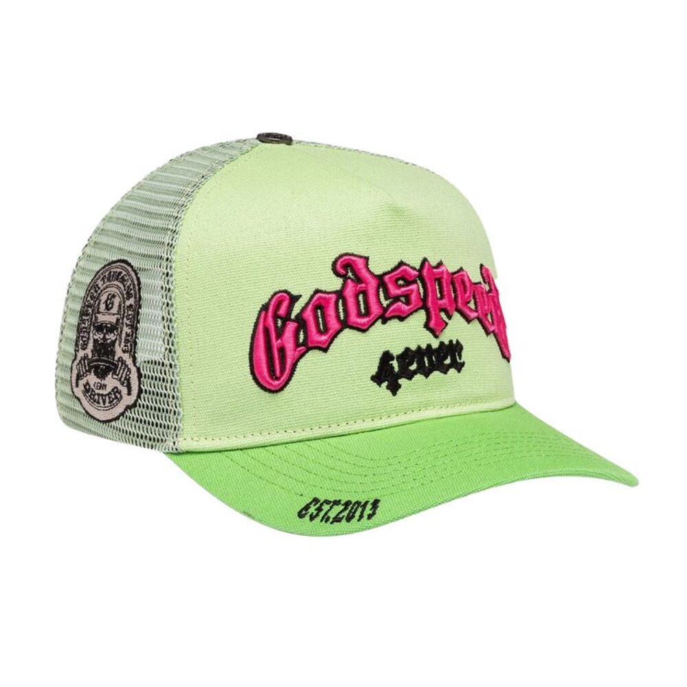 Godspeed Trucker Hat Forever Unisex Green 4EVERHAT